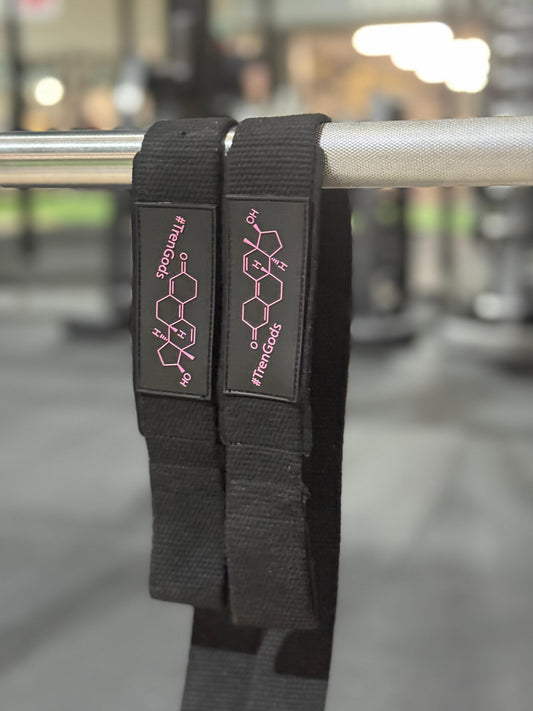 TREN GODS - LIFTING STRAPS - pink