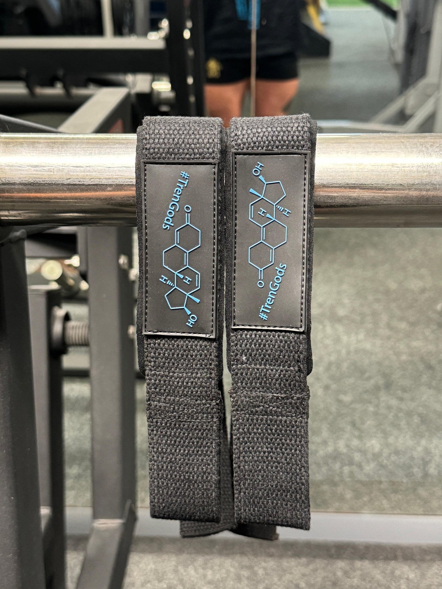 TREN GODS | COOKIE MONSTER BLUE LIFTING STRAPS