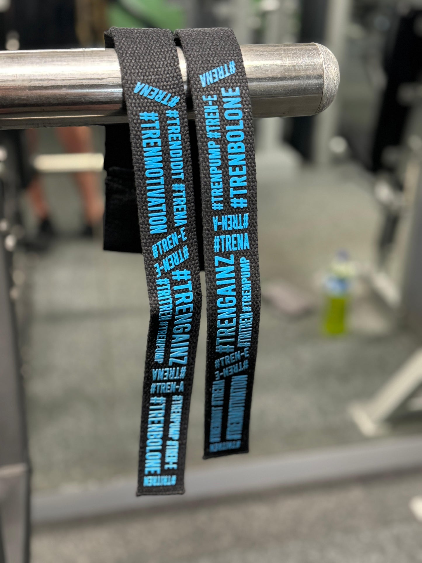 TREN GODS | COOKIE MONSTER BLUE LIFTING STRAPS