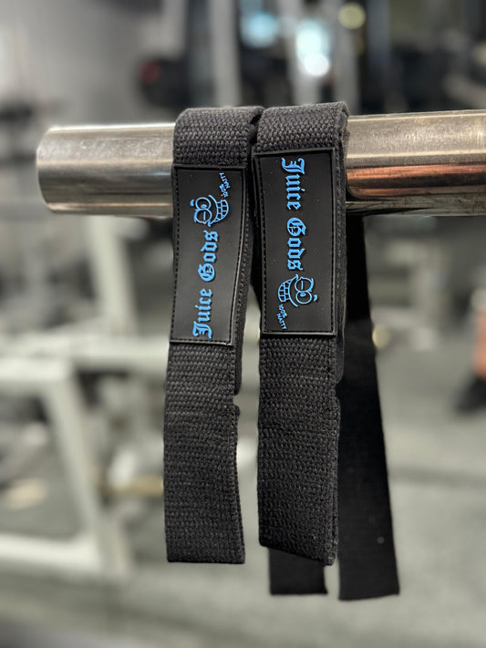JUICE GODS - LIFTING STRAPS - blue