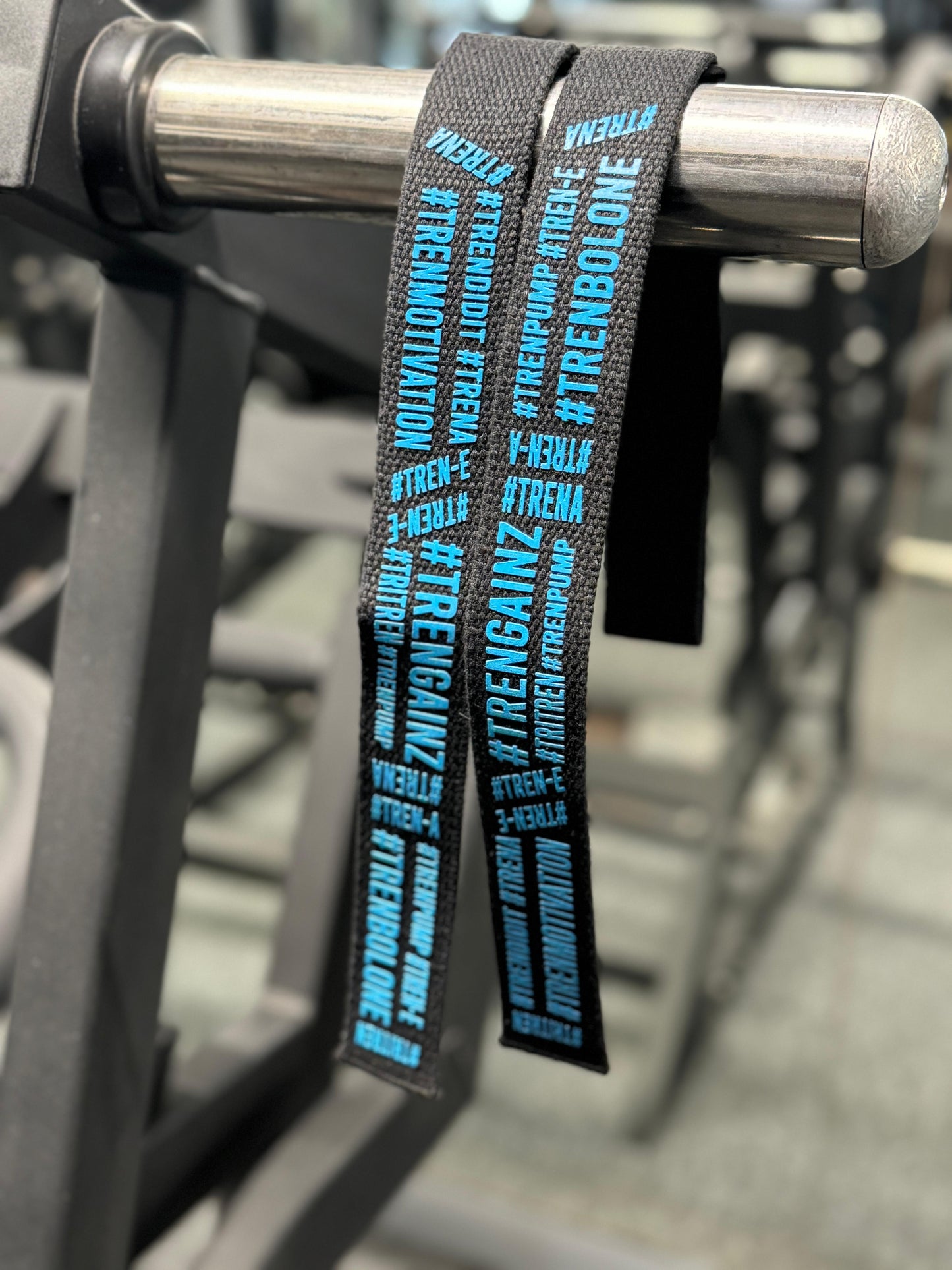 TREN GODS | COOKIE MONSTER BLUE LIFTING STRAPS
