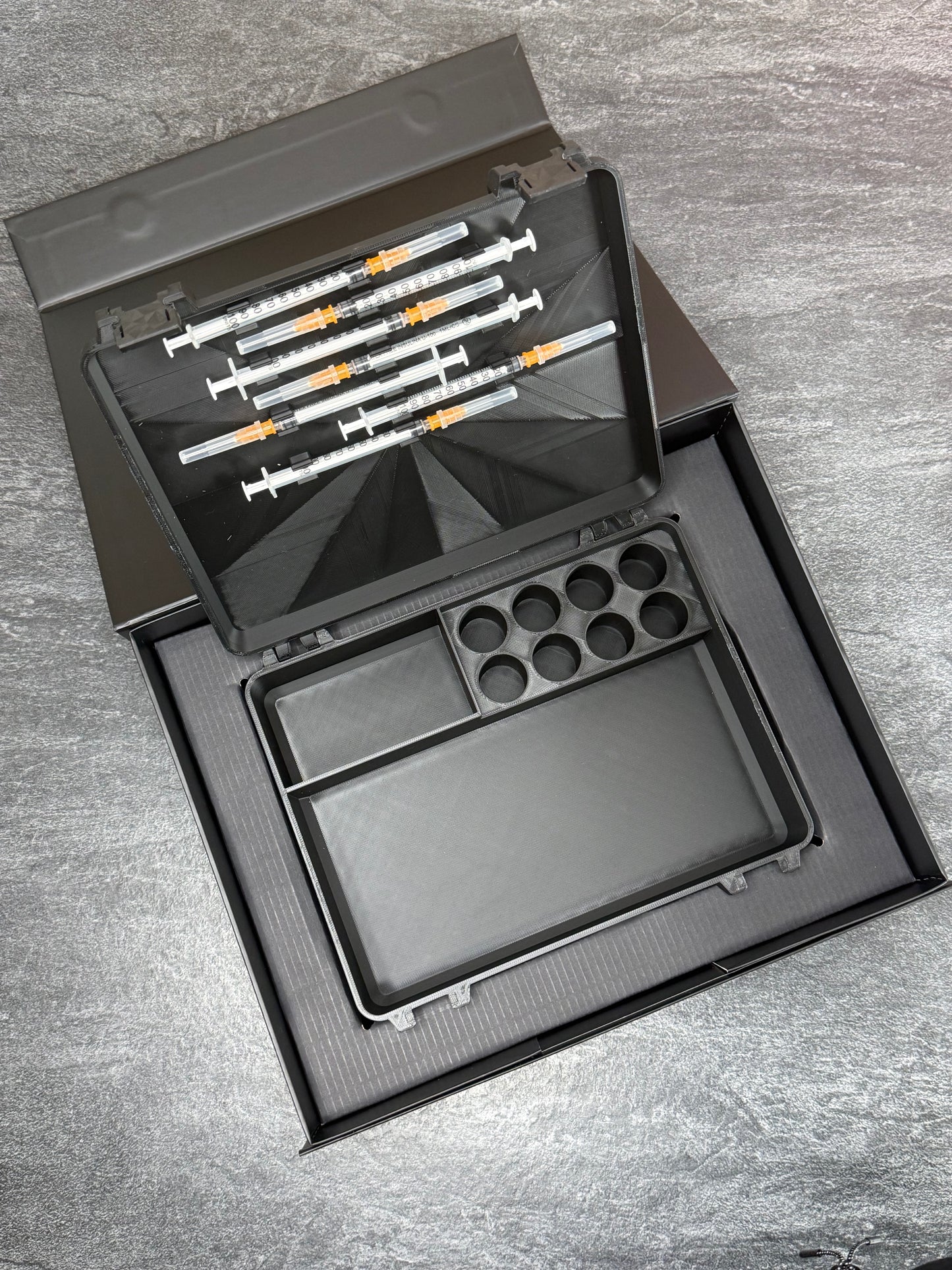 Juice Gods Peptide & Gear Storage Box.