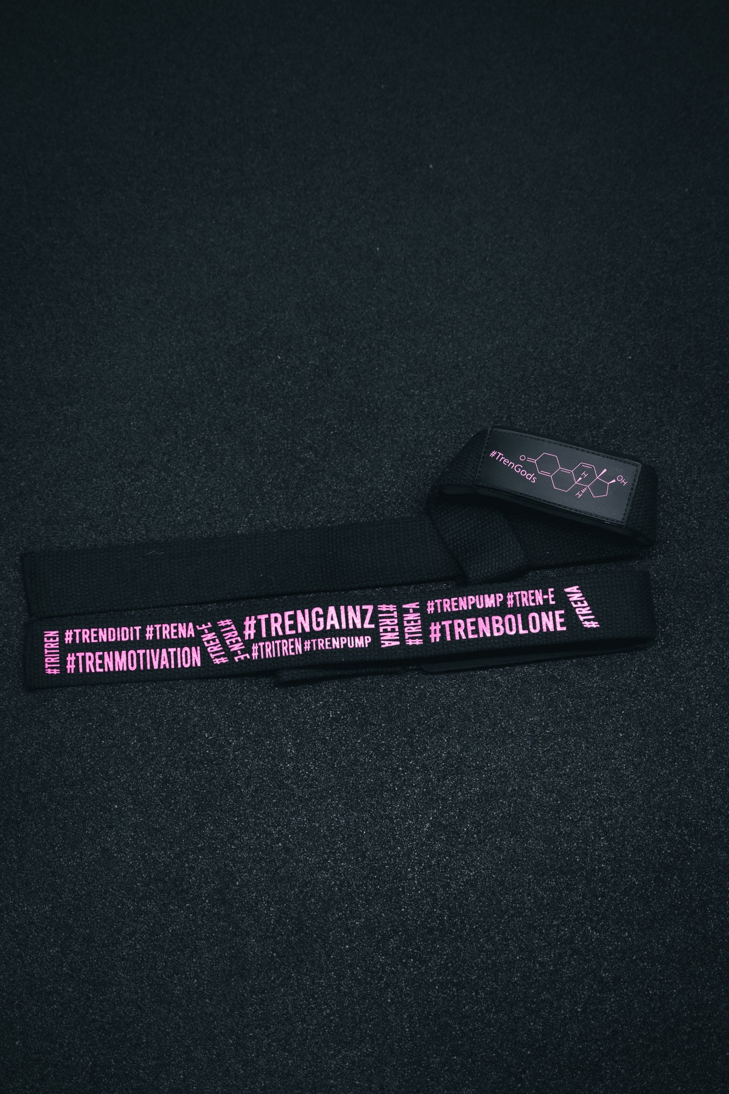 TREN GODS | FLUORESCENT PINK LIFTING STRAPS