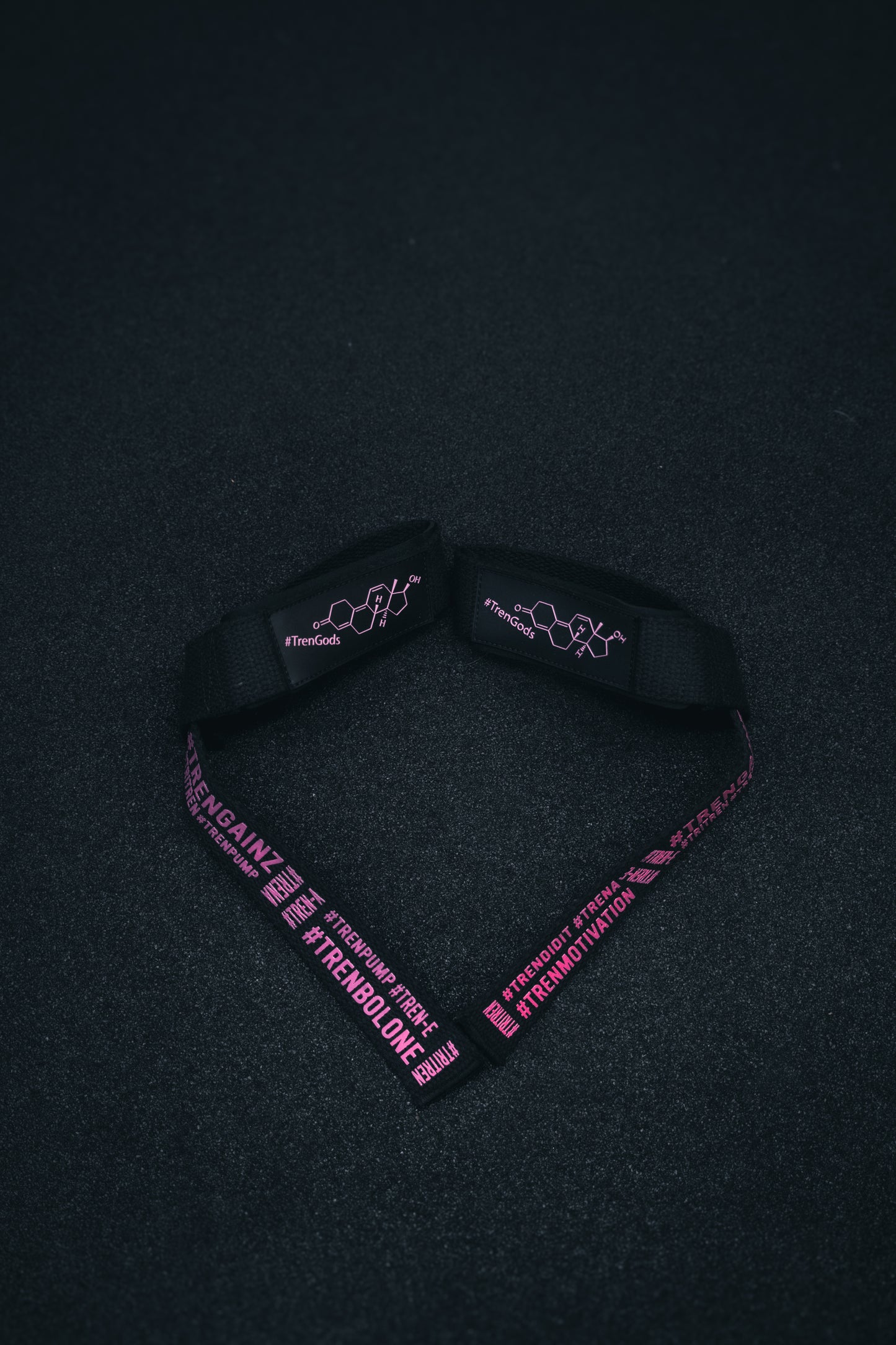 TREN GODS | FLUORESCENT PINK LIFTING STRAPS