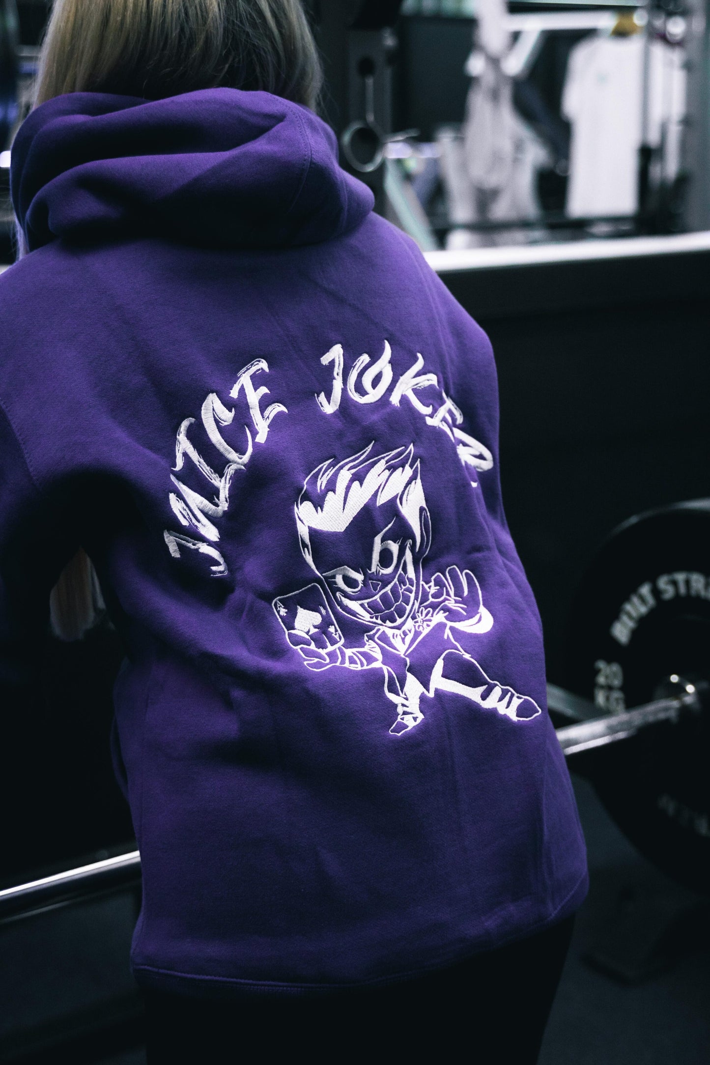 JUICE JOKER | PURPLE HOODIE PRINT