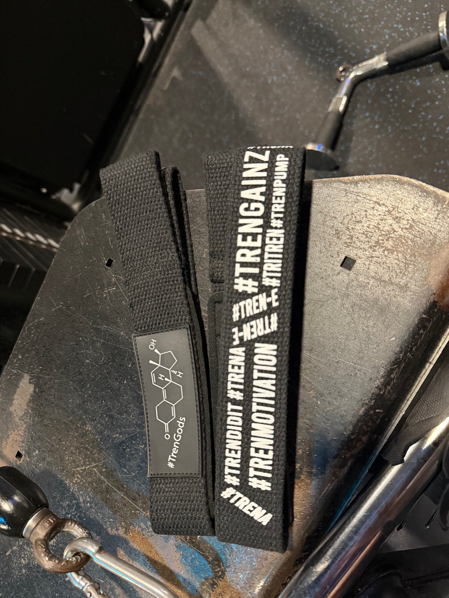 GYM LIFTING STRAPS TREN GODS | PEARL WHITE