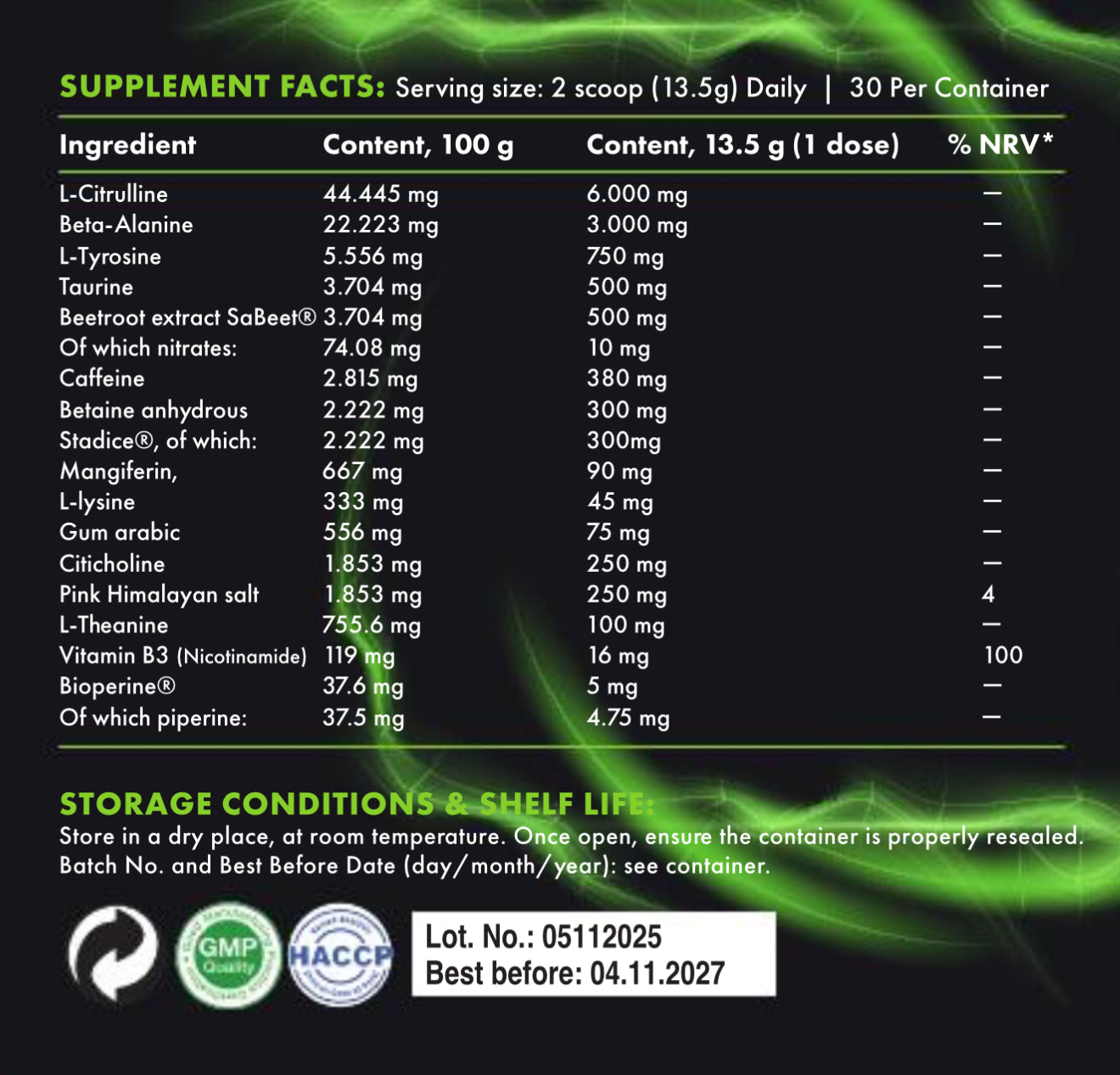 CRACKHEAD Pre-Workout | Limited 24 Hour Pre-Order | 25% OFF | High Stim Cola Flavour (Ships in 2–3 Weeks)