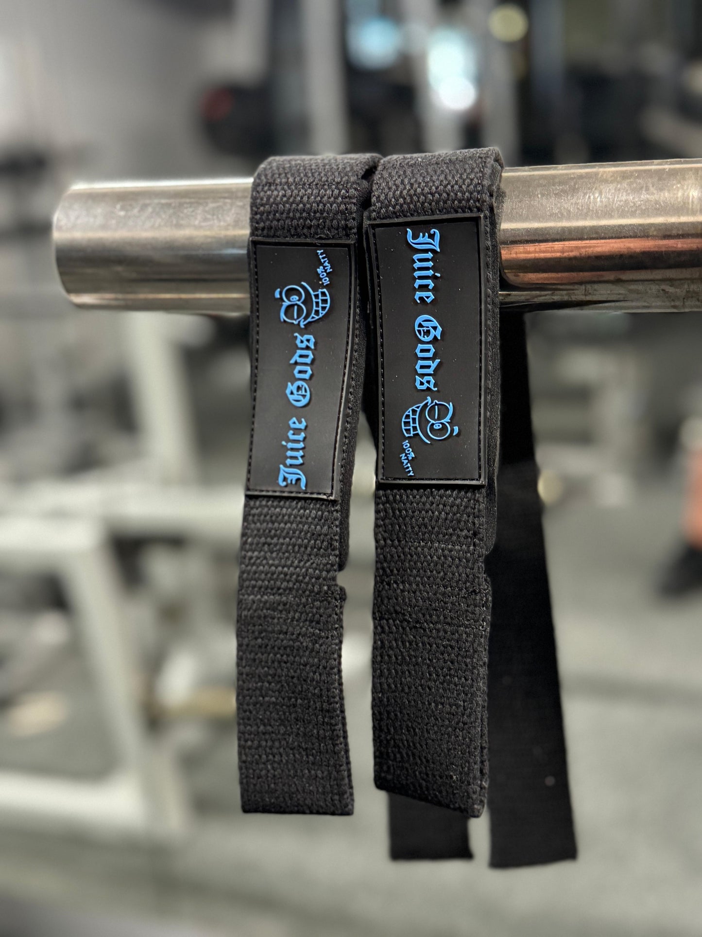 JUICE GODS | COOKIE MONSTER BLUE LIFTING STRAPS