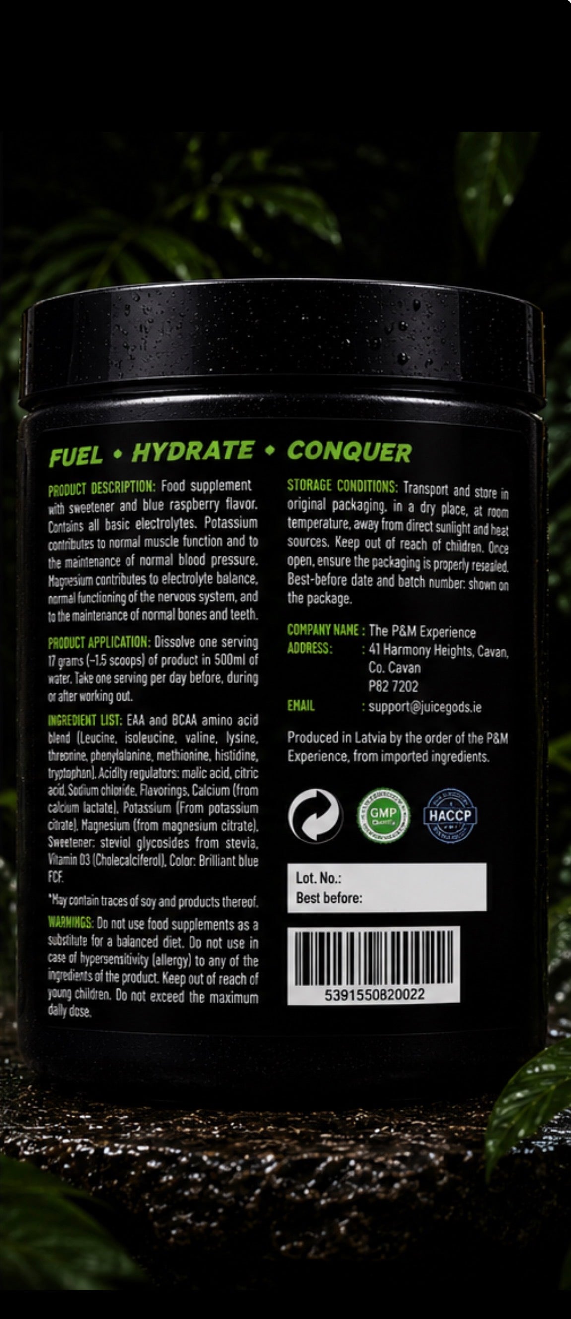 Jungle Juice EAA + Hydration Formula | Blue Raspberry | Juice Gods