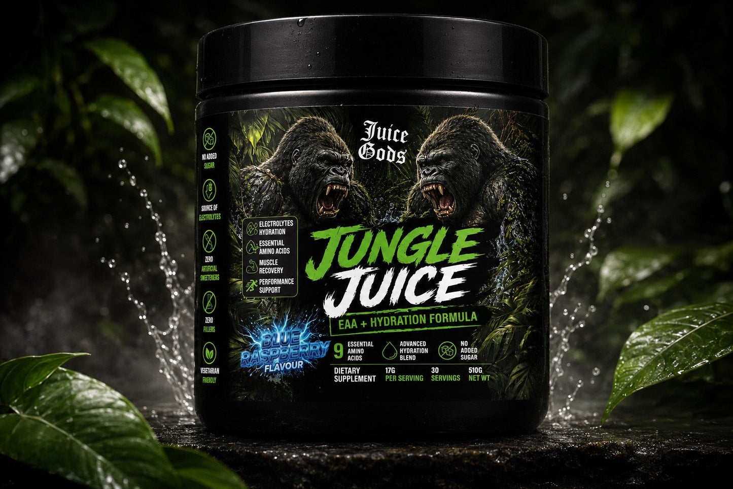 Jungle Juice EAA + Hydration Formula | Blue Raspberry | Juice Gods