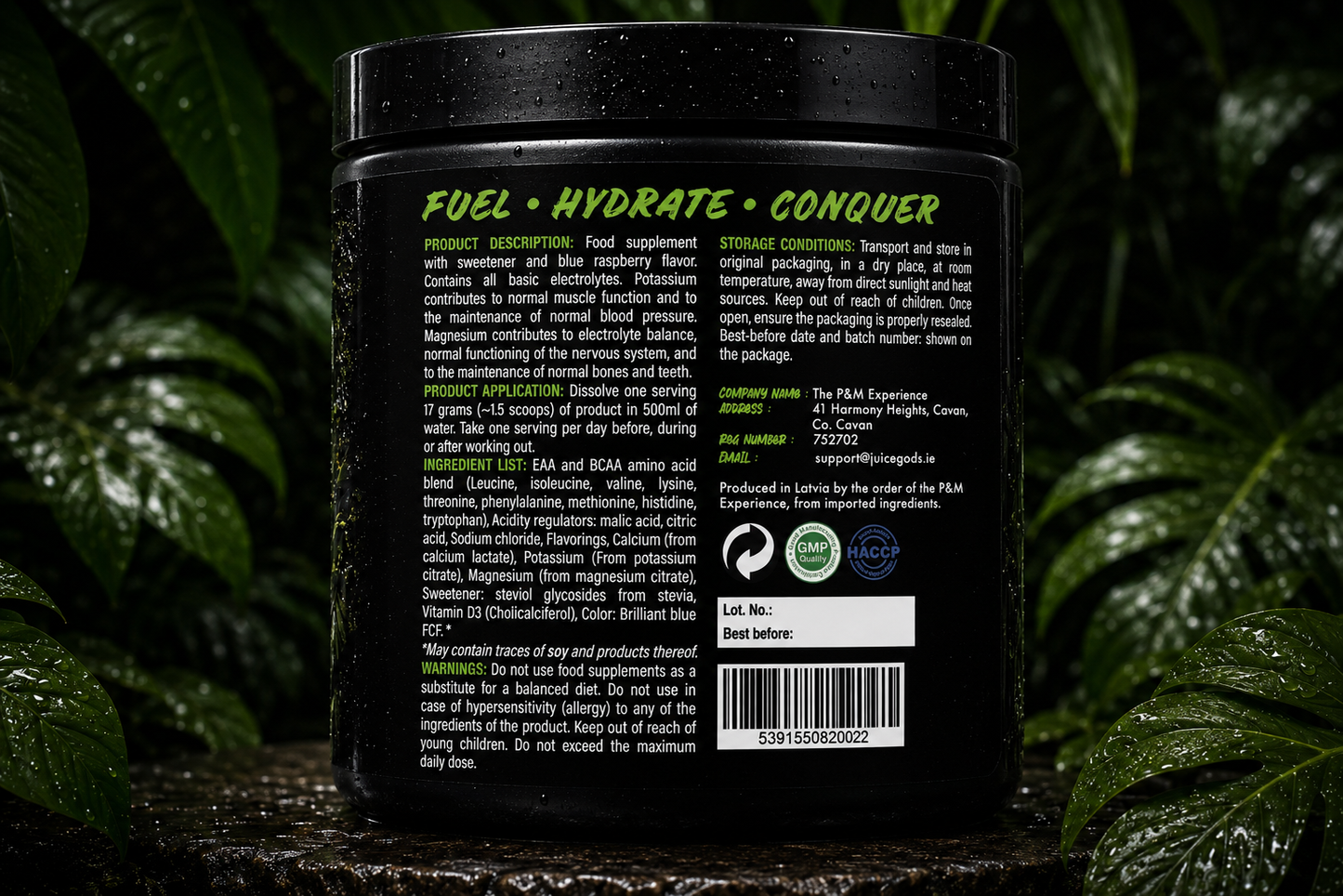 Jungle Juice EAA + Hydration Formula | Blue Raspberry | Juice Gods