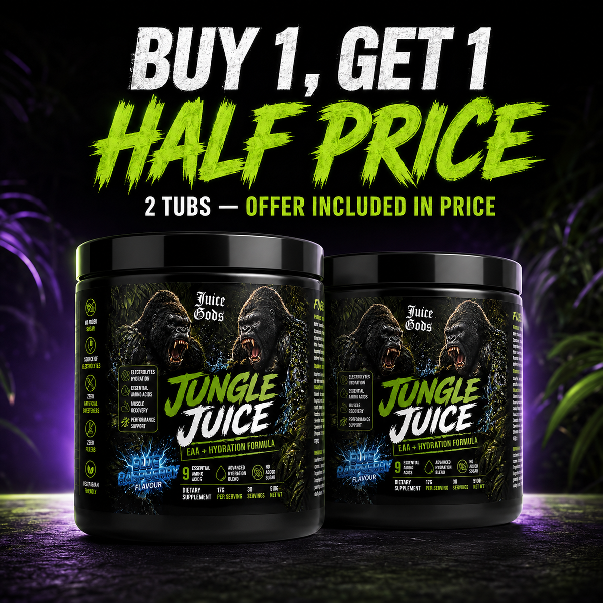 Jungle Juice Twin Pack – Buy 1 Get 1 Half Price + FREE Shipping