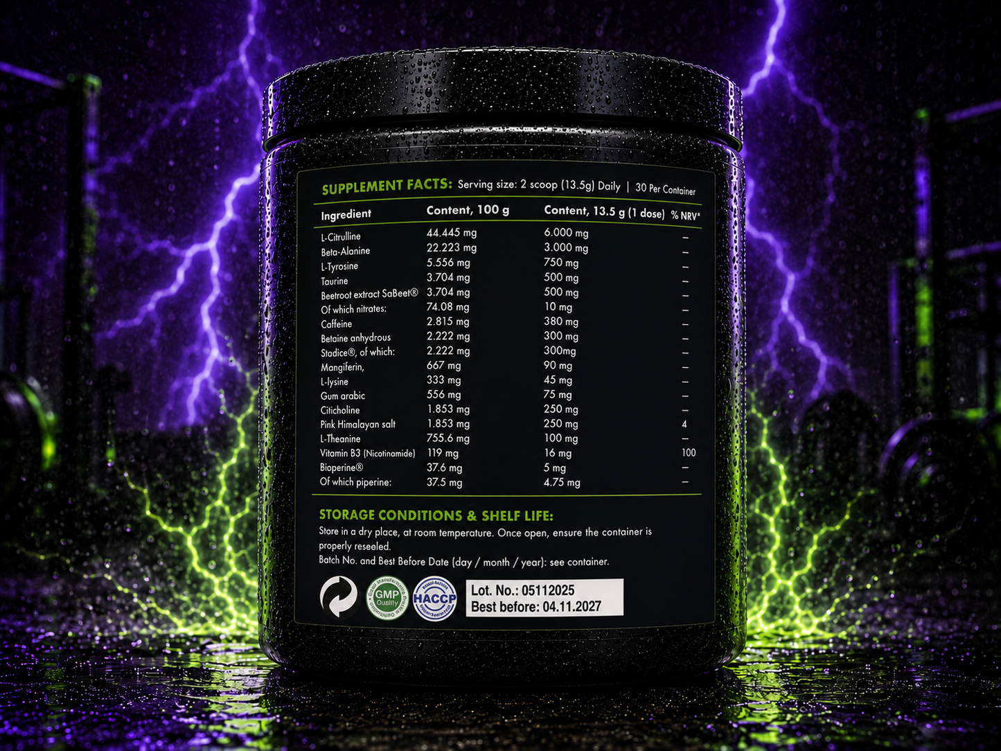 CRACKHEAD Pre-Workout | Limited Stock | High Stim Cola Flavour