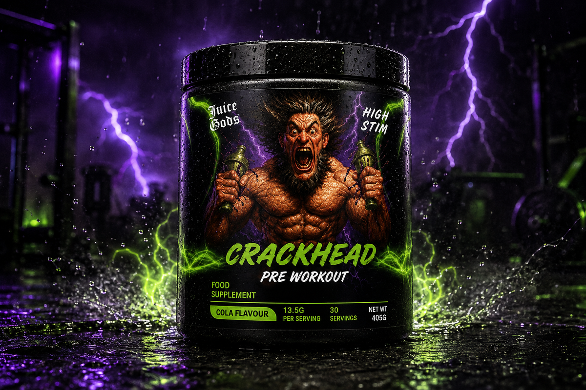 CRACKHEAD Pre-Workout | Limited Stock | High Stim Cola Flavour