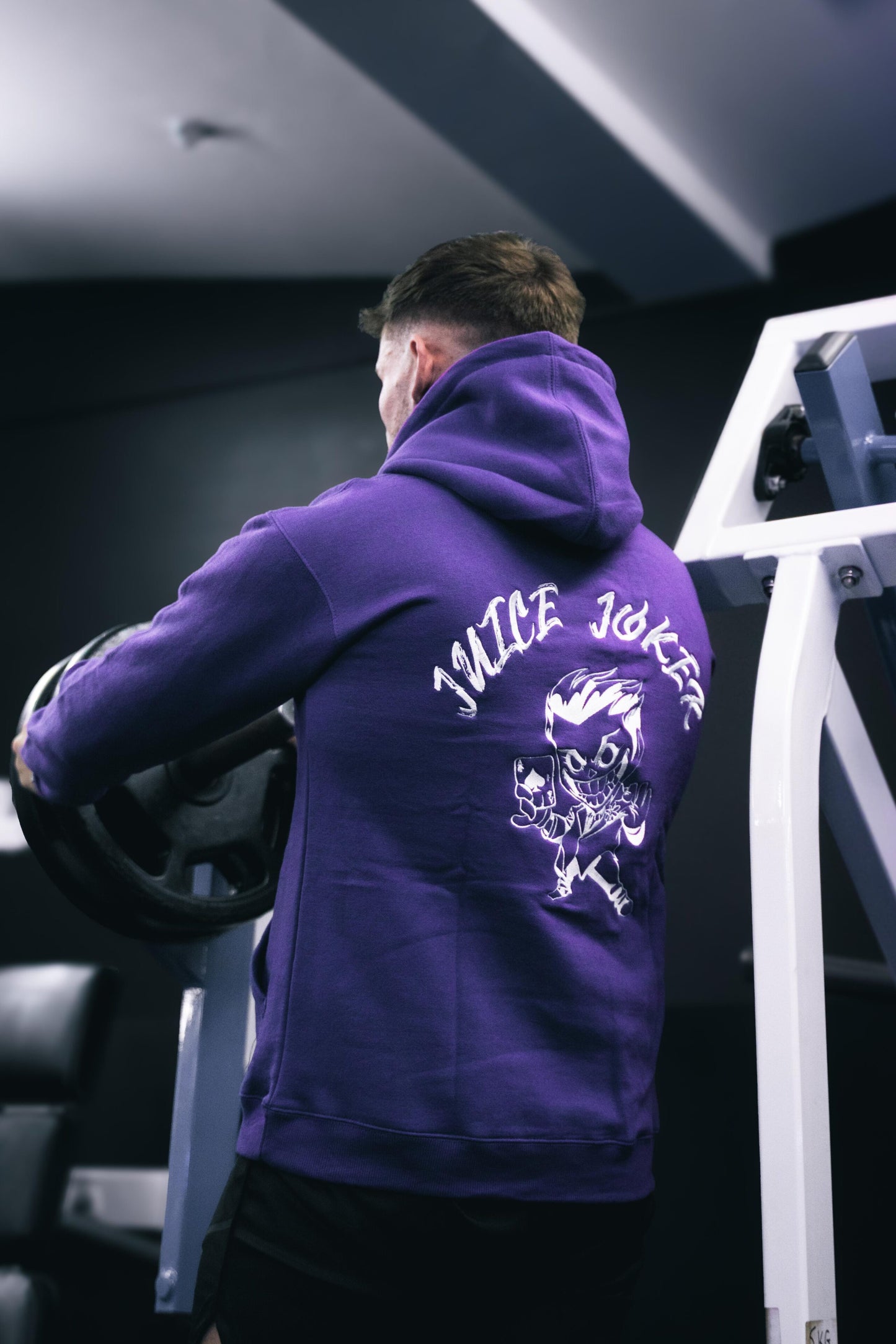 JUICE JOKER | PURPLE HOODIE PRINT