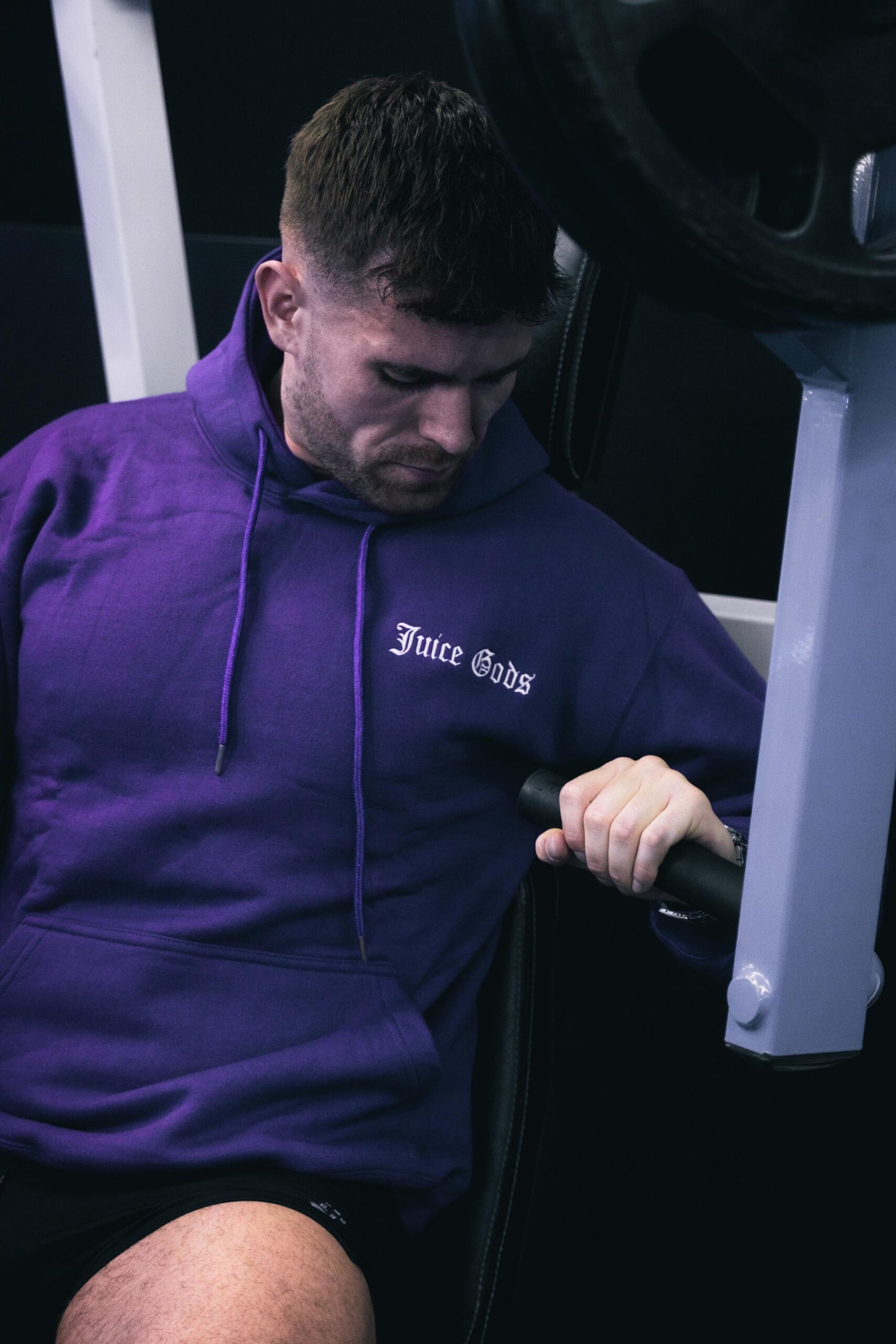 JUICE JOKER | PURPLE HOODIE PRINT