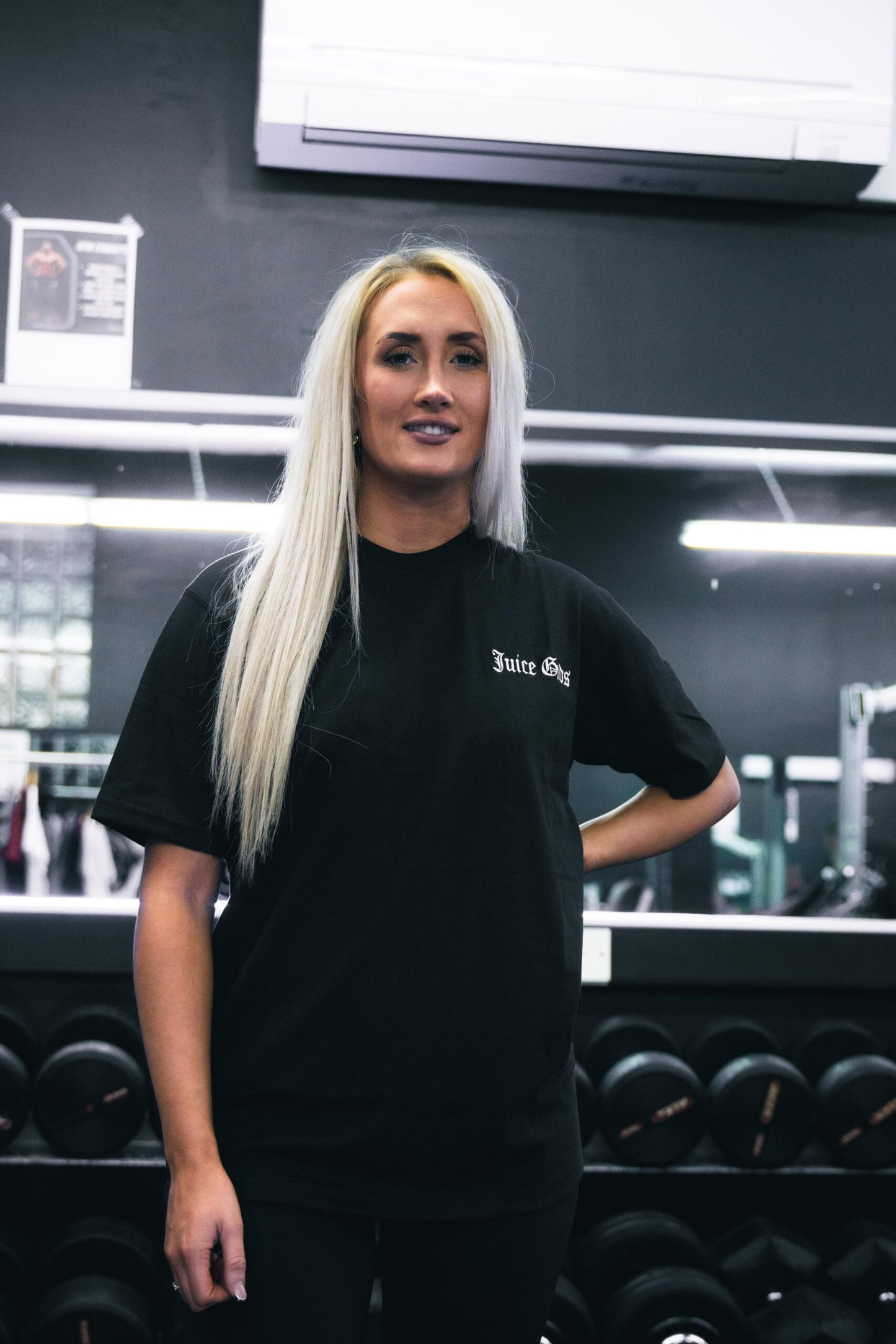 JUICE GODS | OVERSIZED BLACK T SHIRT PRINT