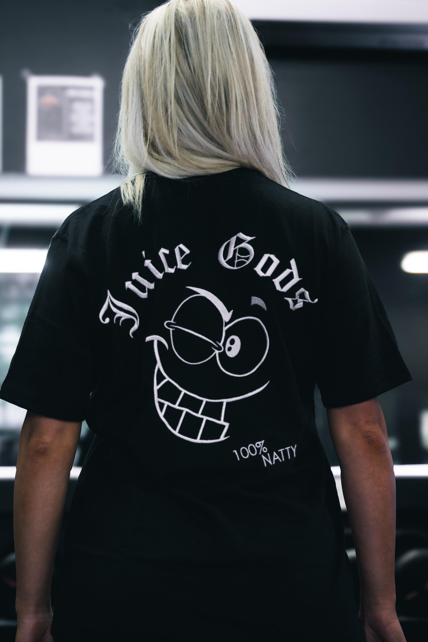 JUICE GODS | OVERSIZED BLACK T SHIRT PRINT